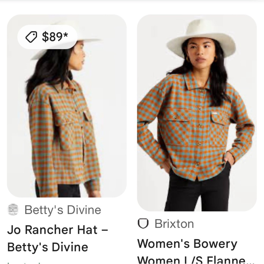 Brixton women’s flannel